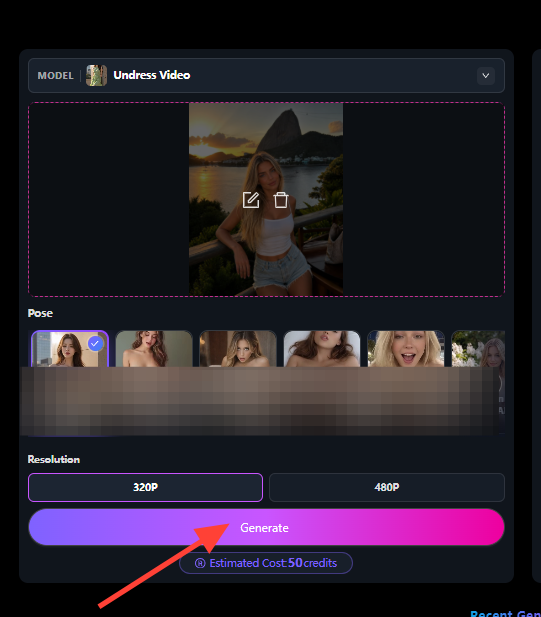 Générez et prévisualisez la vidéo de l'IA sur le démaquillant