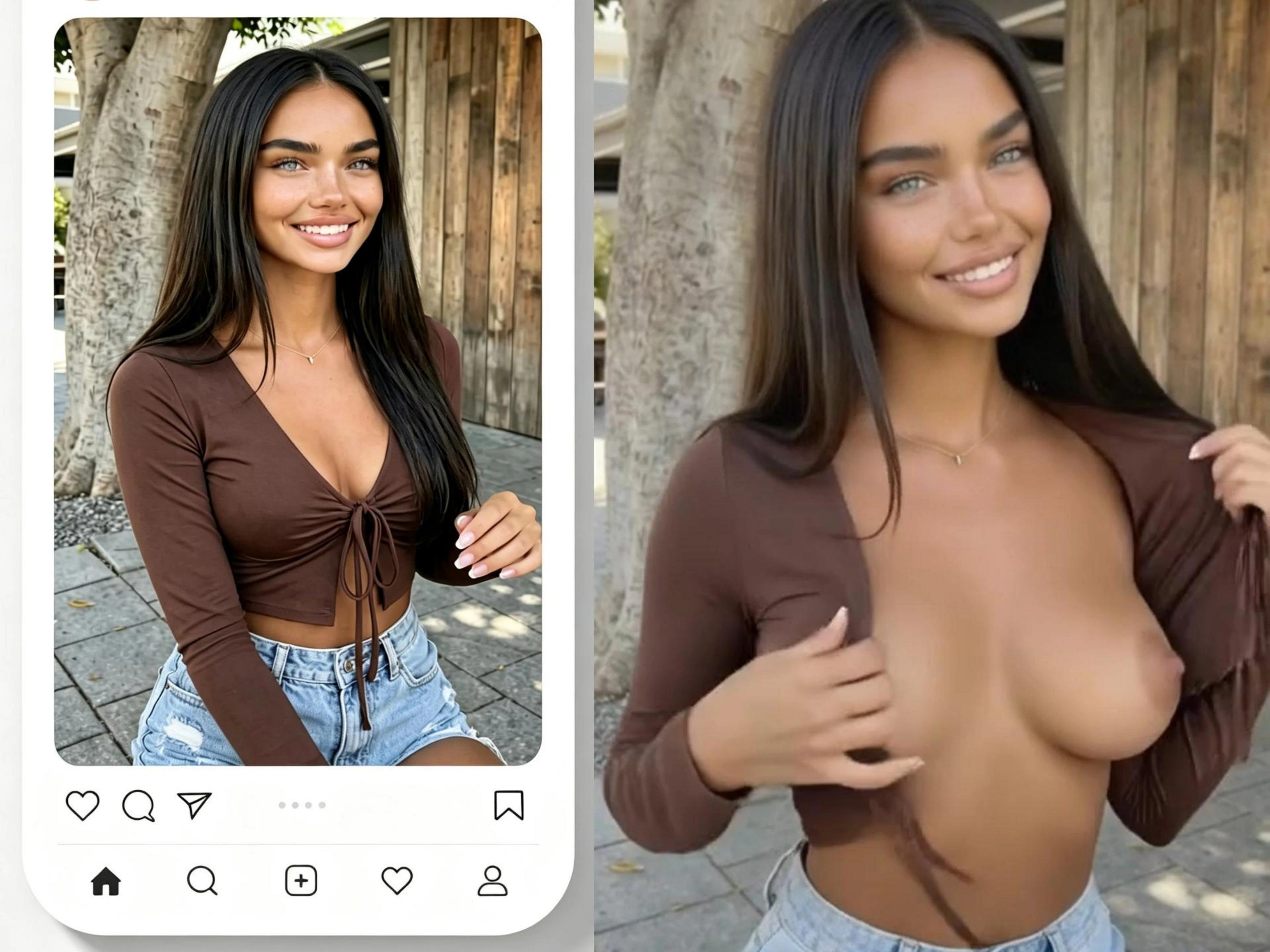 Link di Instagram per spogliare il video AI in un flusso