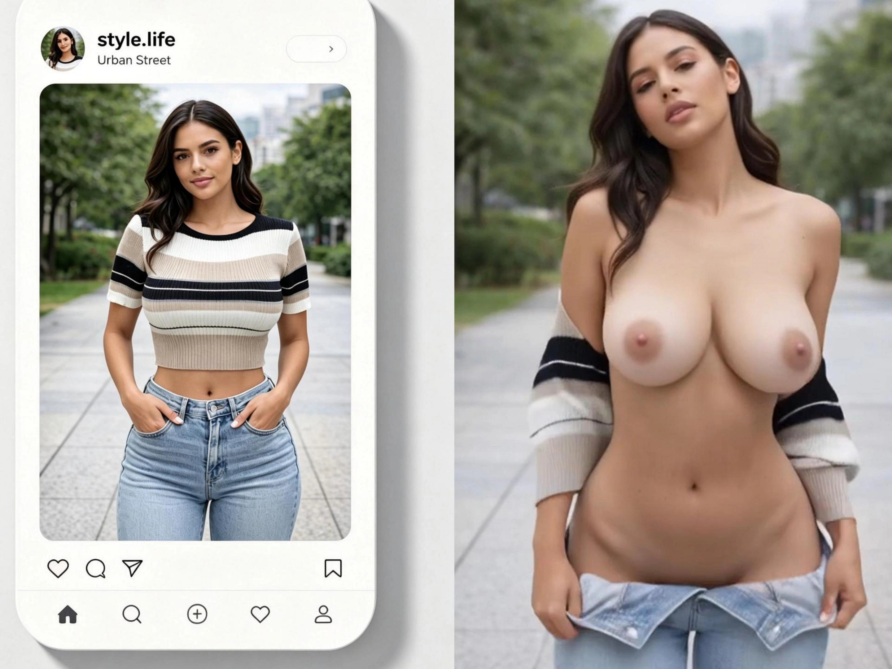 Abiti AI e stili di rimozione del nudo