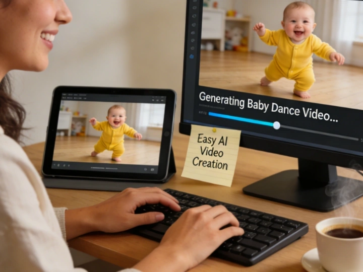 Tạo video khiêu vũ cho bé trực tuyến miễn phí